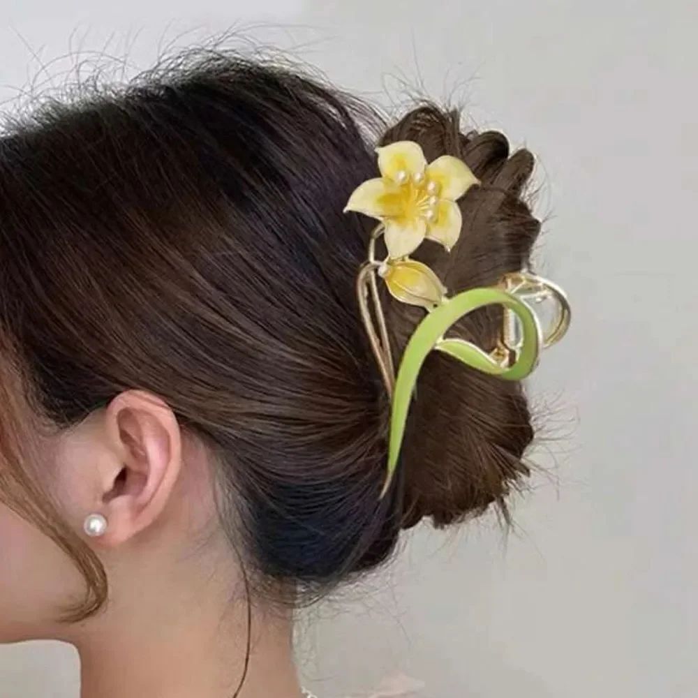 boho flower hair clips A592